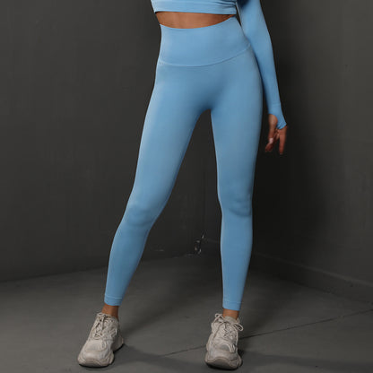 High Waist Seamless Yoga Pants, Sport Gym Leggings Outfit