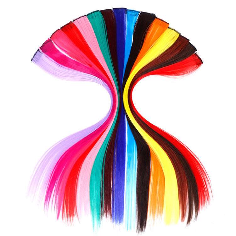 Blowable Gradient Color Hair Extension Pieces