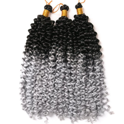 Yake Water Wavy Curly Hair Bicolor Chemical Fiber Braid bundles - JWHL FASHION