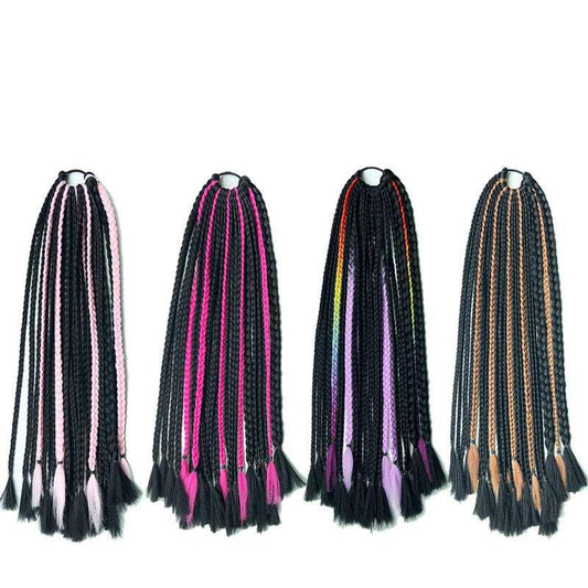 African Braided Hip Hop Colorful Curtains