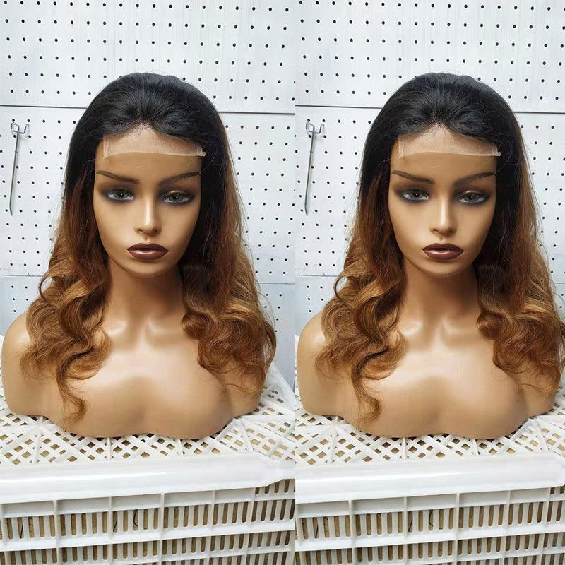 Ombre 1B 27 Body Wave 4x4 Lace Wig, Brazilian Human Hair Wigs - JWHL FASHION