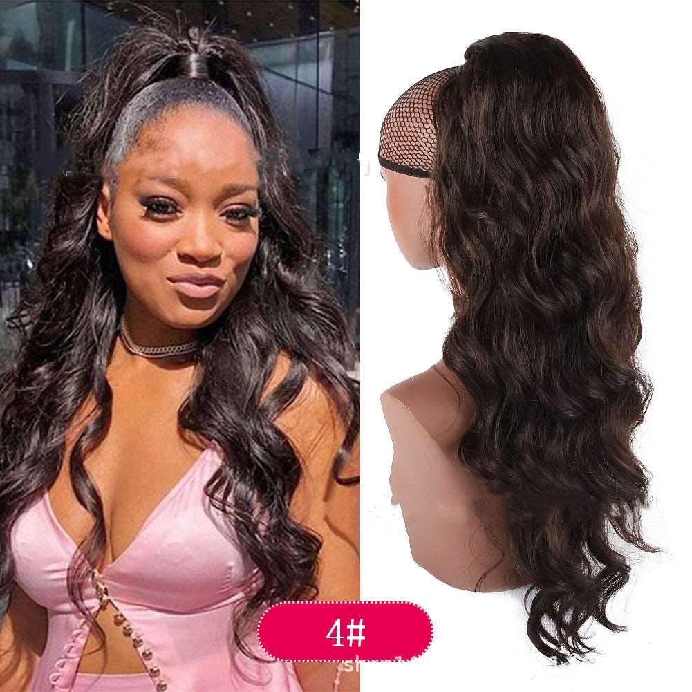 Drawstring Big Wave Ponytail Wig