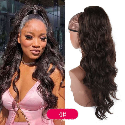 Drawstring Big Wave Ponytail Wig