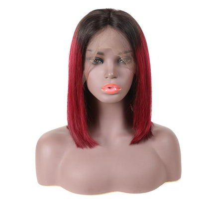 Front Lace Gradient human hair Wig - JWHL FASHION