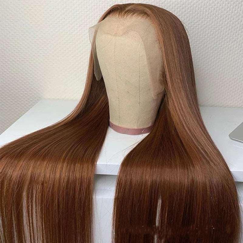 Brown Color Human Hair Wig