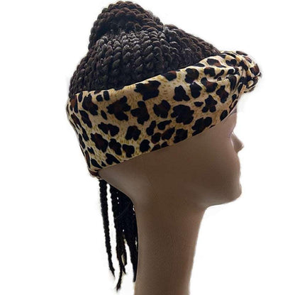 African Leopard Headband Braided Wig