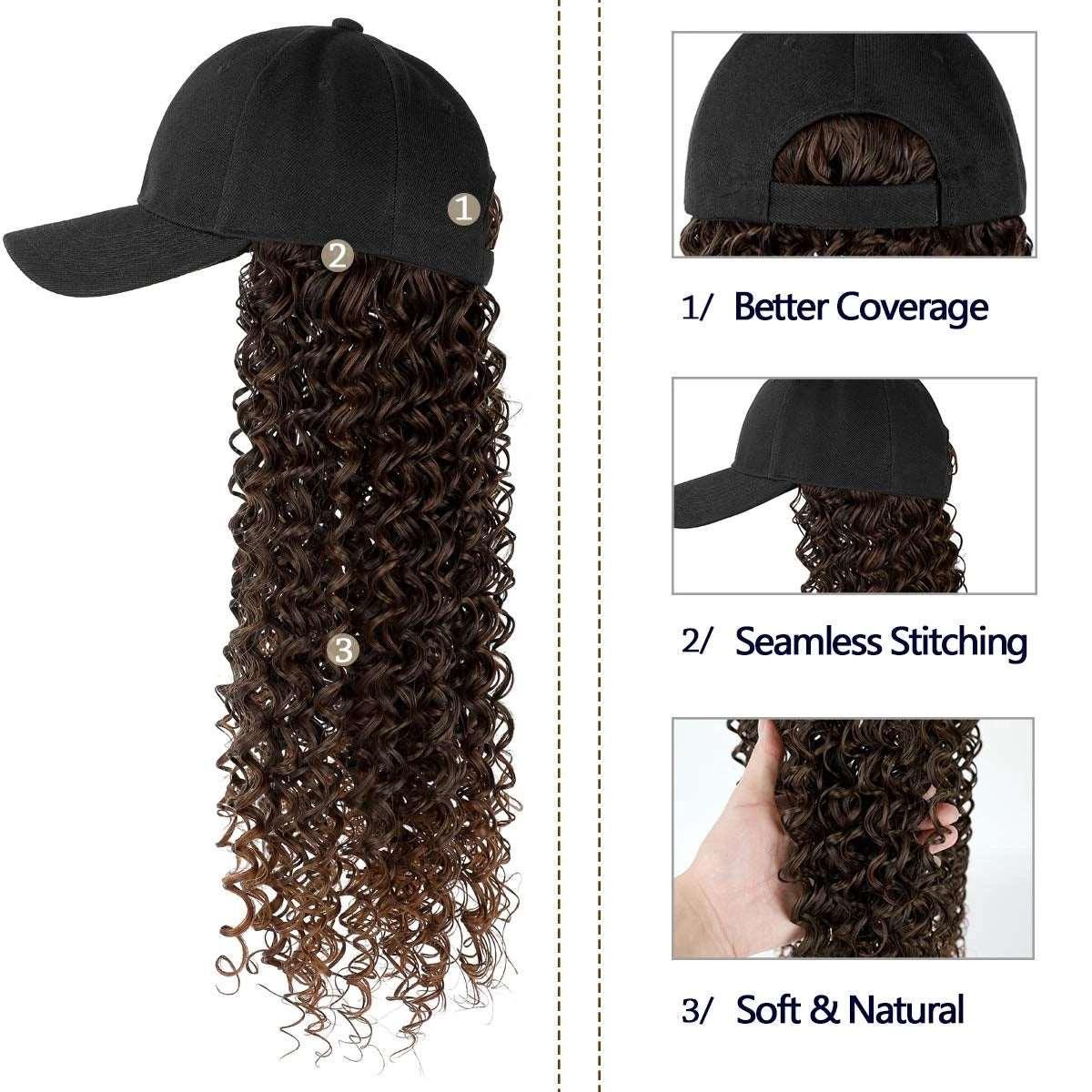 101. Women's Fashion Natural Hat Wig