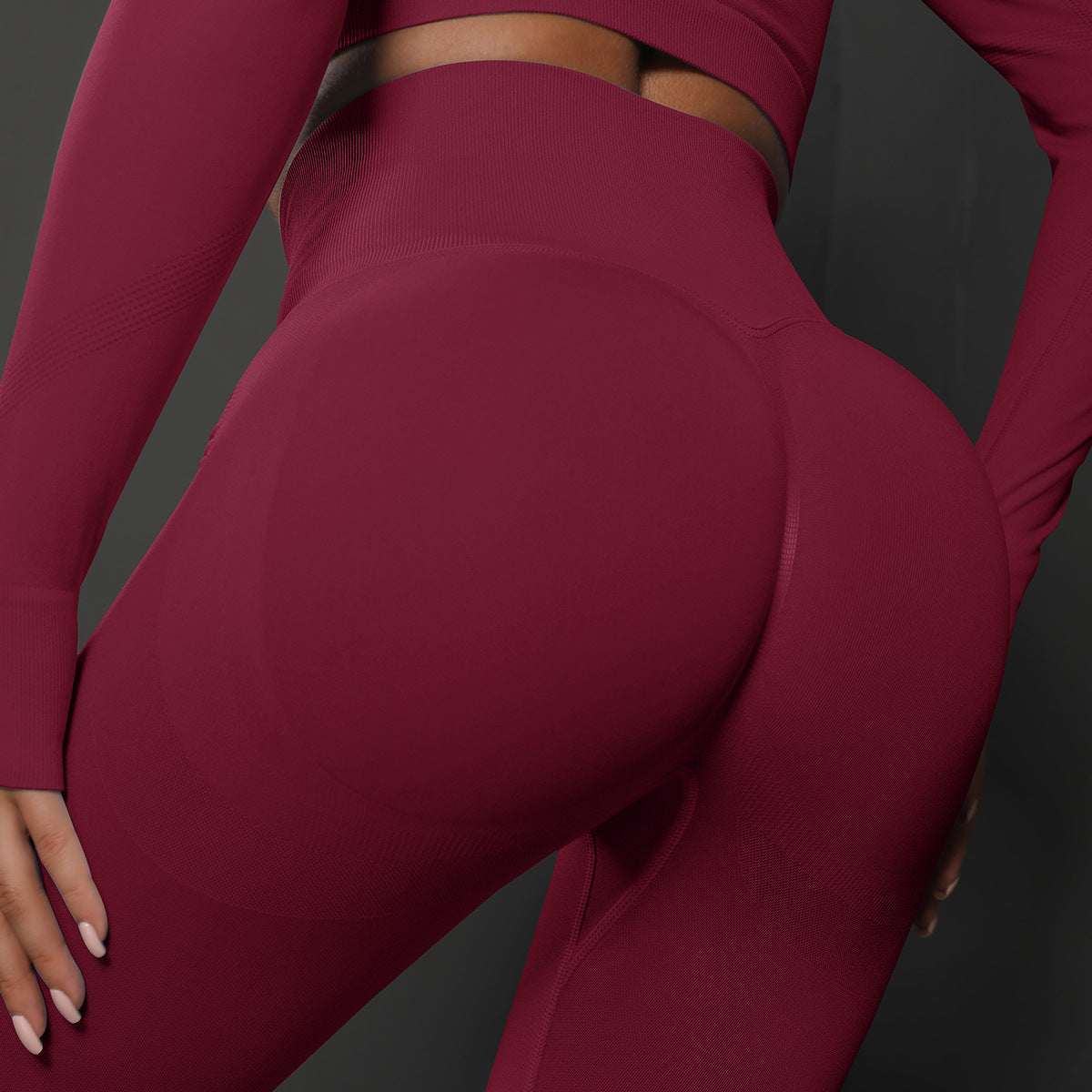 High Waist Seamless Yoga Pants, Sport Gym Leggings Outfit