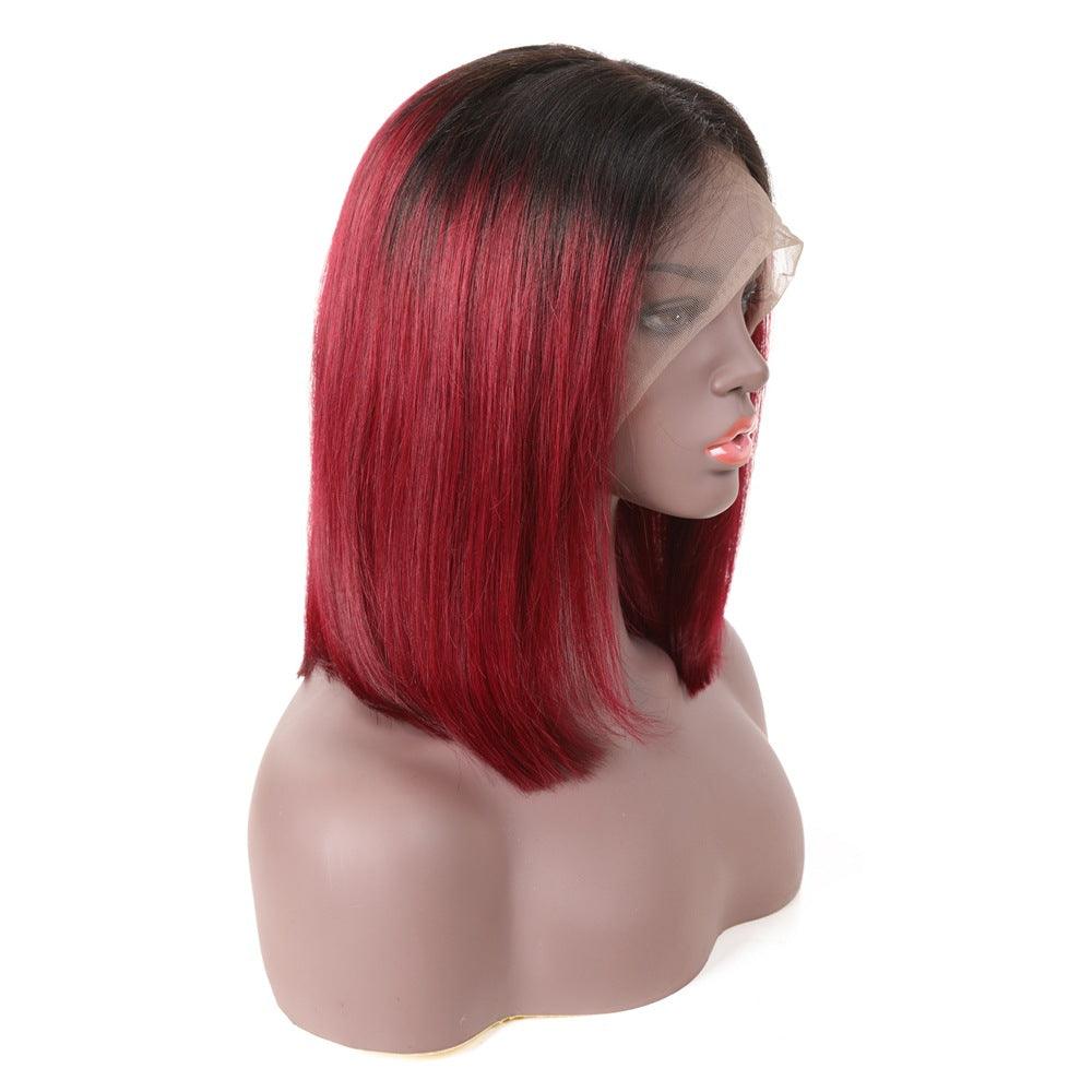 Front Lace Gradient human hair Wig - JWHL FASHION