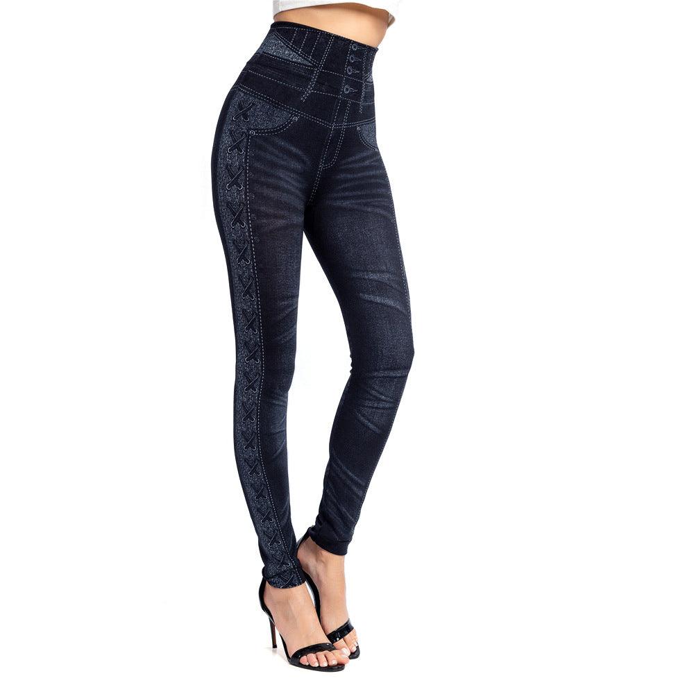 Women's Denim Leggings - JWHL FASHION