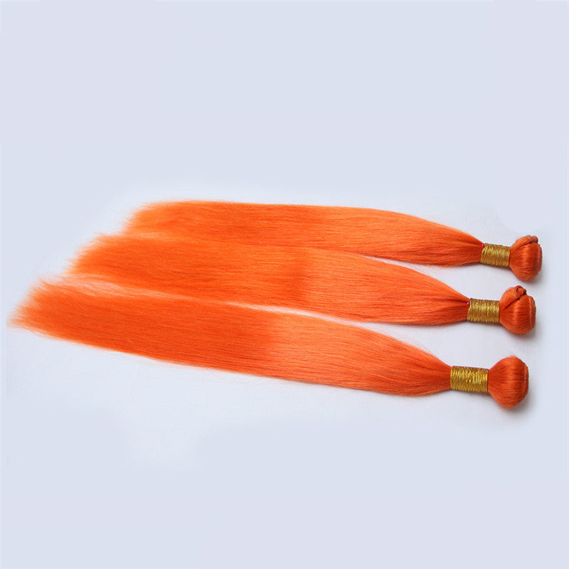 Orange Human Hair Bundles - JWHL FASHION