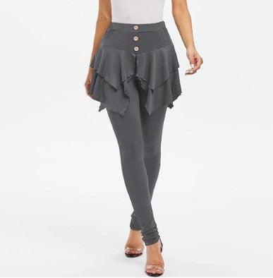 Tiered Ruffle Skirted Legging - JWHL FASHION