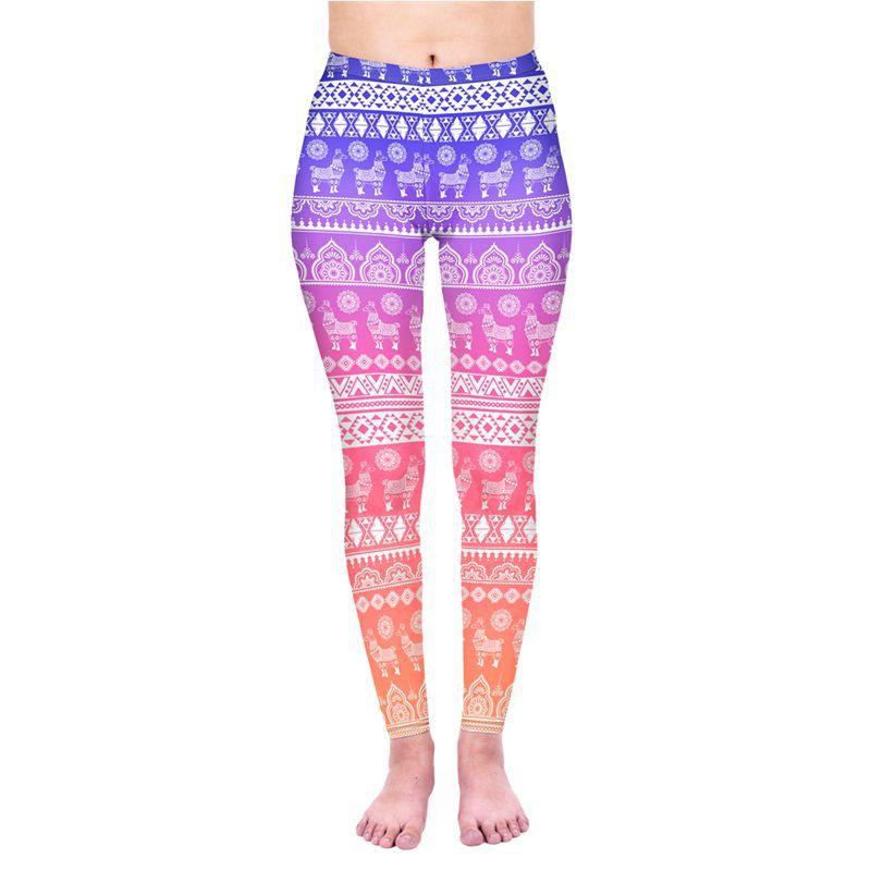 Digital printed alpaca leggings - JWHL FASHION