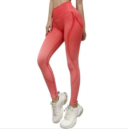 Gradient skinny yoga pants - JWHL FASHION