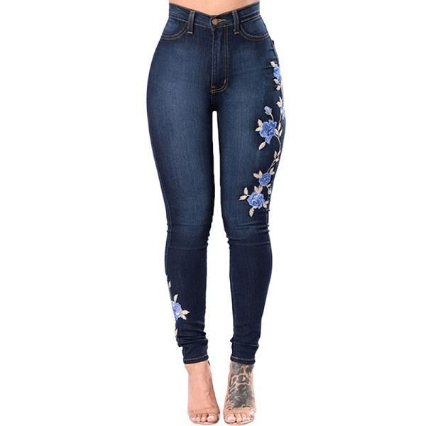 Ripped Jeans For Women 2021 Women Jeans Pencil Pants Denim Jeans - JWHL FASHION