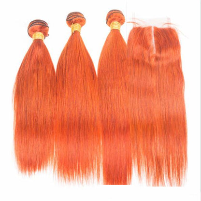 Orange Human Hair Bundles - JWHL FASHION