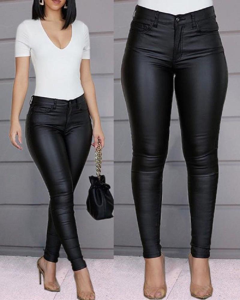 Pure Color Casual Sexy Feet Pants Women Trousers - JWHL FASHION