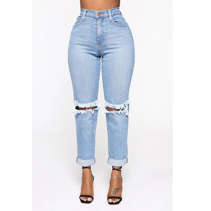 Women's Jeans Are Thin and Have No Elasticity - JWHL FASHION