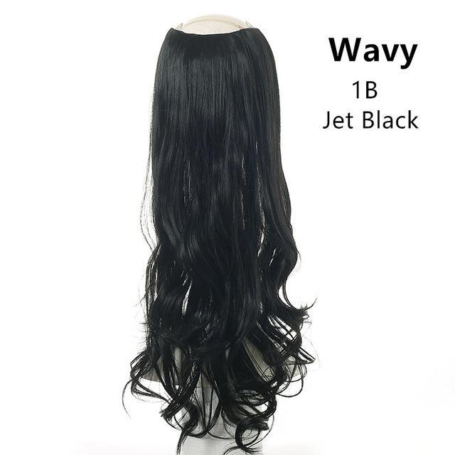 Wavy U Part Wig Clip-in Hair Extension Invisible pieces - JWHL FASHION