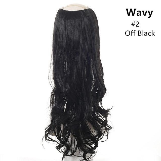 Wavy U Part Wig Clip-in Hair Extension Invisible pieces - JWHL FASHION