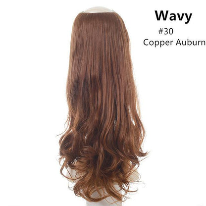 Wavy U Part Wig Clip-in Hair Extension Invisible pieces - JWHL FASHION