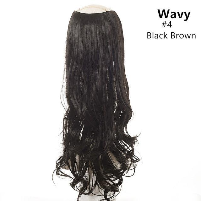 Wavy U Part Wig Clip-in Hair Extension Invisible pieces - JWHL FASHION