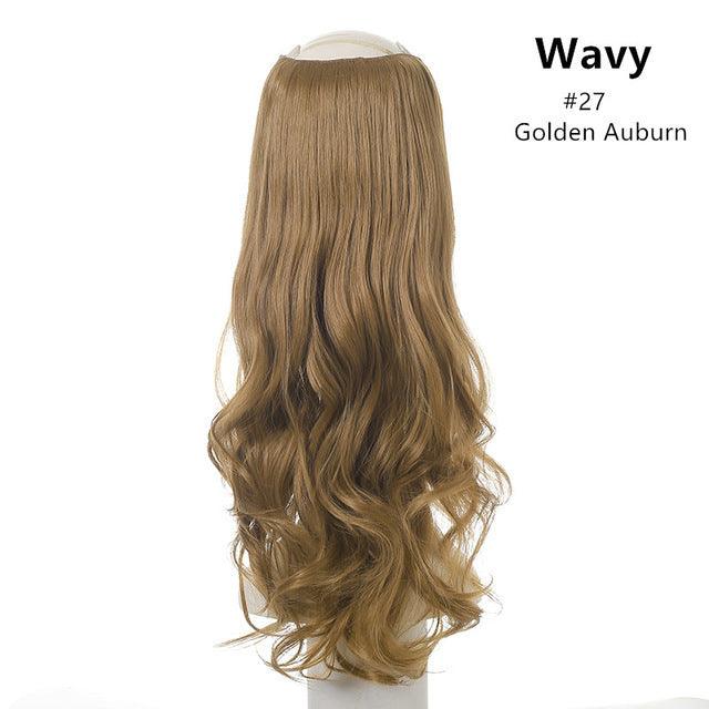 Wavy U Part Wig Clip-in Hair Extension Invisible pieces - JWHL FASHION