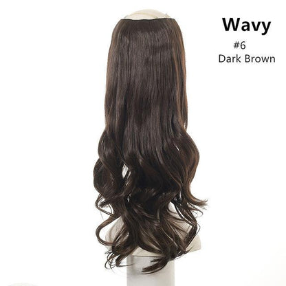 Wavy U Part Wig Clip-in Hair Extension Invisible pieces - JWHL FASHION