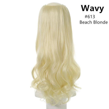 Wavy U Part Wig Clip-in Hair Extension Invisible pieces - JWHL FASHION