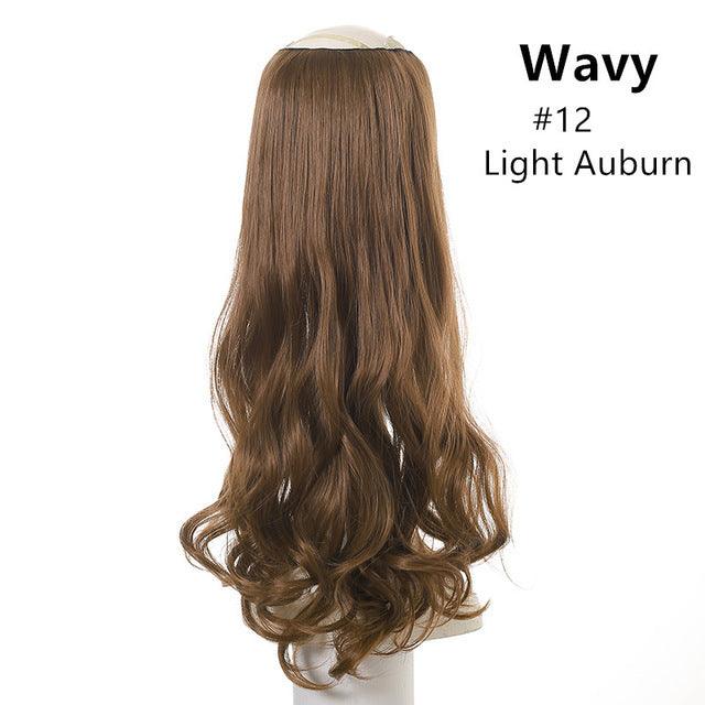 Wavy U Part Wig Clip-in Hair Extension Invisible pieces - JWHL FASHION