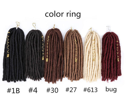 Soft Dreadlocks Twist Faux Crochet Braids Curtain - JWHL FASHION