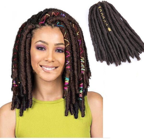 Soft Dreadlocks Twist Faux Crochet Braids Curtain - JWHL FASHION