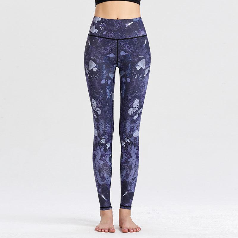 Printed Yoga Pants Women's Tight High Waist - JWHL FASHION