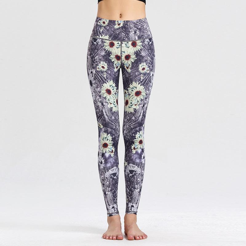 Printed Yoga Pants Women's Tight High Waist - JWHL FASHION