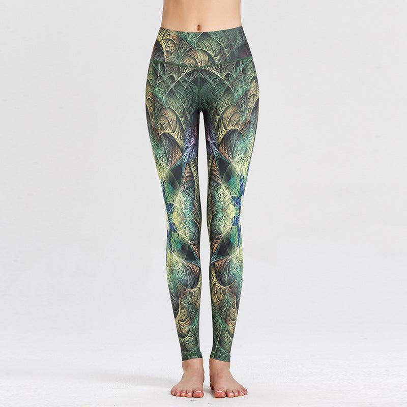 Printed Yoga Pants Women's Tight High Waist - JWHL FASHION