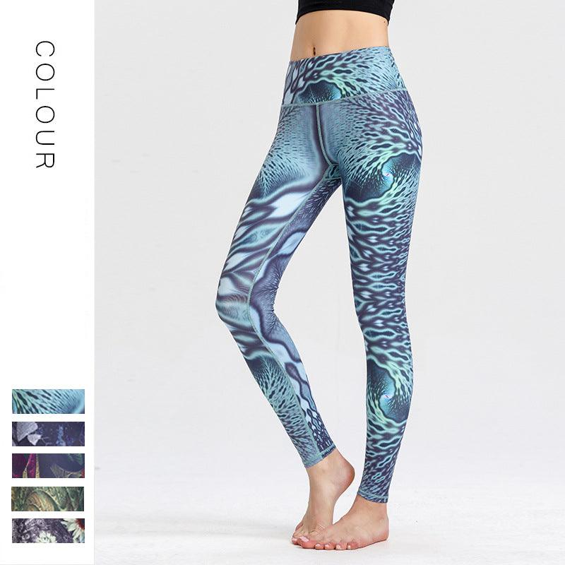 Printed Yoga Pants Women's Tight High Waist - JWHL FASHION