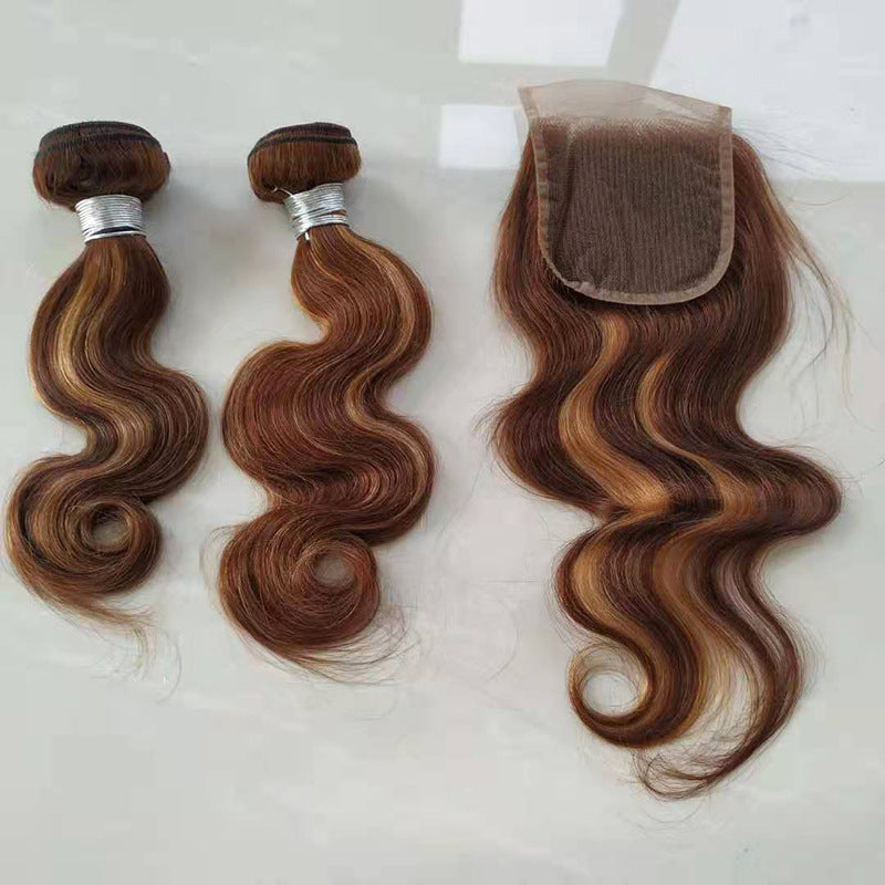 Piano Color Hair Block Body Wave Human Hair Bundle Extension - JWHL FASHION