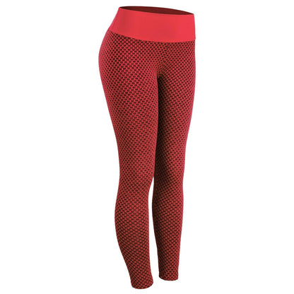 Plaid Leggings Fitness Yoga Pants - JWHL FASHION