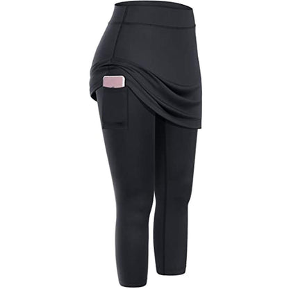 Ladies Sports Fitness Running Yoga Tennis Skirt Pants - JWHL FASHION