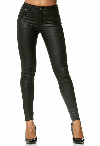 Faux Leather Pants or Trousers - JWHL FASHION