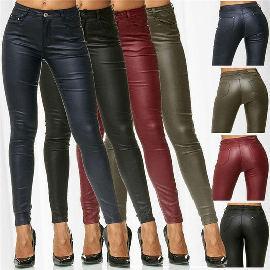 Faux Leather Pants or Trousers - JWHL FASHION