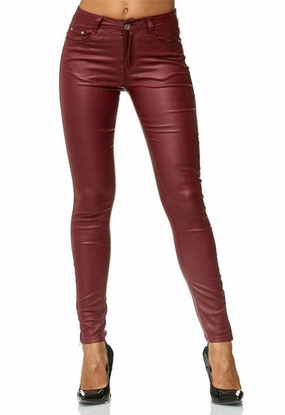 Faux Leather Pants or Trousers - JWHL FASHION