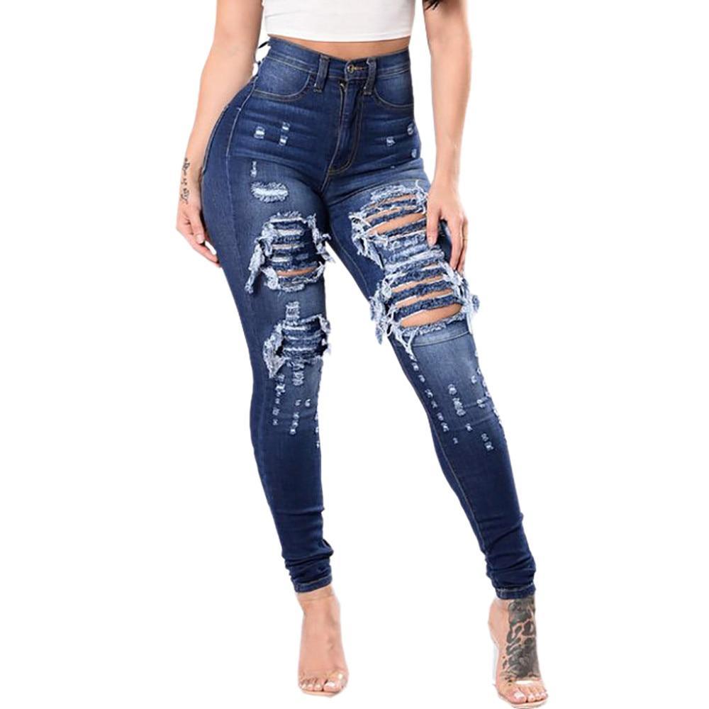 Women's ripped jeans - JWHL FASHION