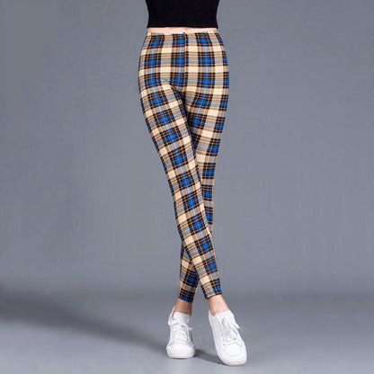 Thin cropped cotton leggings - JWHL FASHION