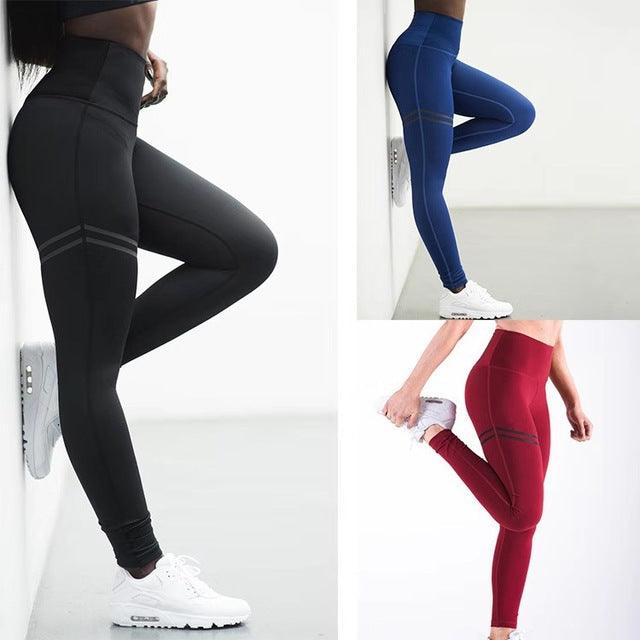 Stitching Sports Feet European And American Yoga Leggings - JWHL FASHION