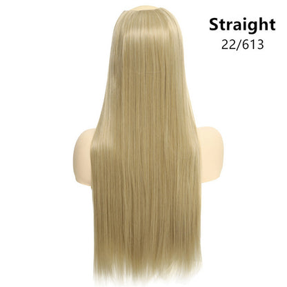 Natural Long Straight Hair Chemical Fiber Wig - JWHL FASHION