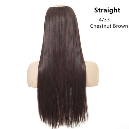 Natural Long Straight Hair Chemical Fiber Wig - JWHL FASHION