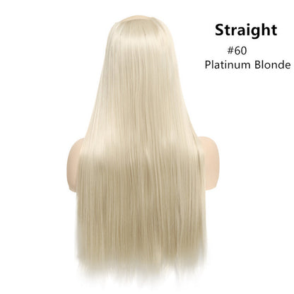 Natural Long Straight Hair Chemical Fiber Wig - JWHL FASHION