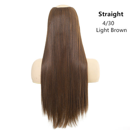 Natural Long Straight Hair Chemical Fiber Wig - JWHL FASHION