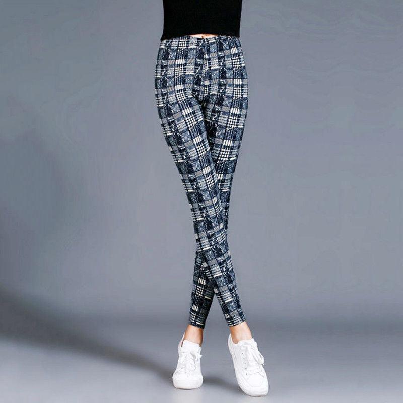 Thin cropped cotton leggings - JWHL FASHION